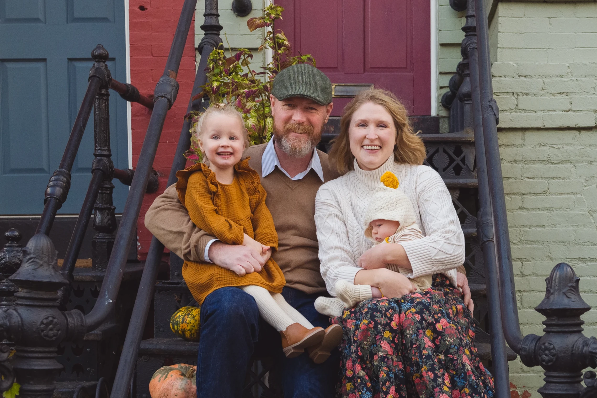 Family photography with two children